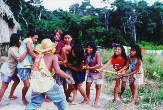 Katukina tribe people