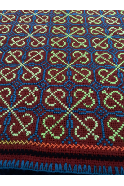 Image for Embroidered Blanket Shipibo