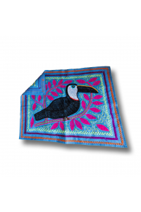 Image for Embroidered Blanket Bird Shipibo