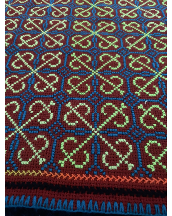 Image for Embroidered Blanket Shipibo